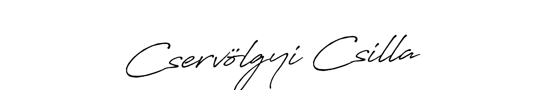 if you are searching for the best signature style for your name Cservölgyi Csilla. so please give up your signature search. here we have designed multiple signature styles  using Antro_Vectra_Bolder. Cservölgyi Csilla signature style 7 images and pictures png