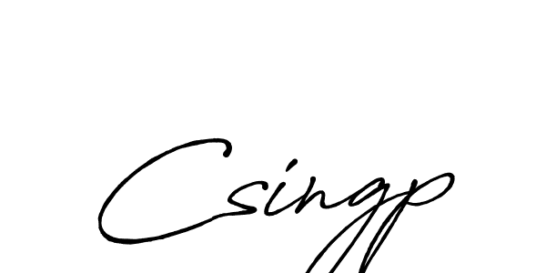 Once you've used our free online signature maker to create your best signature Antro_Vectra_Bolder style, it's time to enjoy all of the benefits that Csingp name signing documents. Csingp signature style 7 images and pictures png