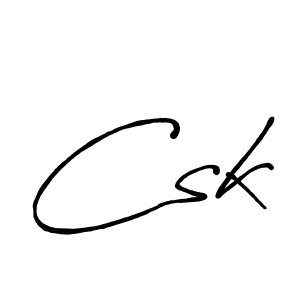 How to make Csk signature? Antro_Vectra_Bolder is a professional autograph style. Create handwritten signature for Csk name. Csk signature style 7 images and pictures png
