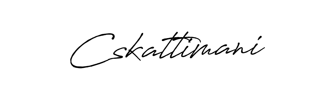It looks lik you need a new signature style for name Cskattimani. Design unique handwritten (Antro_Vectra_Bolder) signature with our free signature maker in just a few clicks. Cskattimani signature style 7 images and pictures png