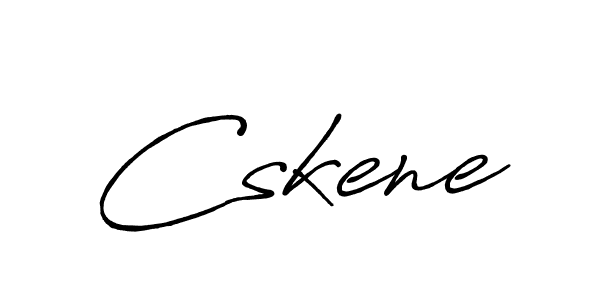 Design your own signature with our free online signature maker. With this signature software, you can create a handwritten (Antro_Vectra_Bolder) signature for name Cskene. Cskene signature style 7 images and pictures png