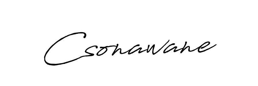 Create a beautiful signature design for name Csonawane. With this signature (Antro_Vectra_Bolder) fonts, you can make a handwritten signature for free. Csonawane signature style 7 images and pictures png