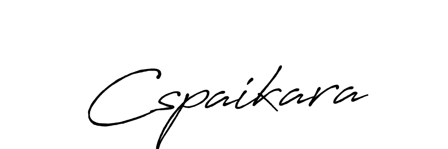 Antro_Vectra_Bolder is a professional signature style that is perfect for those who want to add a touch of class to their signature. It is also a great choice for those who want to make their signature more unique. Get Cspaikara name to fancy signature for free. Cspaikara signature style 7 images and pictures png