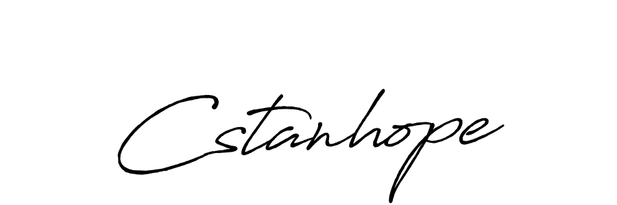 Make a beautiful signature design for name Cstanhope. With this signature (Antro_Vectra_Bolder) style, you can create a handwritten signature for free. Cstanhope signature style 7 images and pictures png