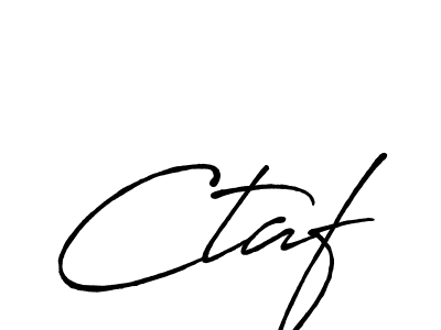 Also You can easily find your signature by using the search form. We will create Ctaf name handwritten signature images for you free of cost using Antro_Vectra_Bolder sign style. Ctaf signature style 7 images and pictures png