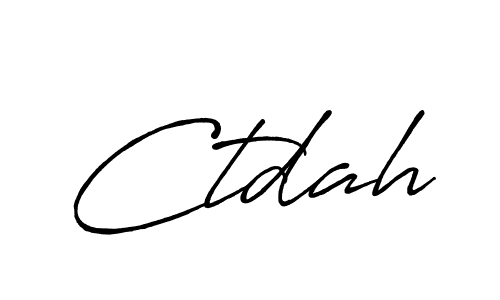 if you are searching for the best signature style for your name Ctdah. so please give up your signature search. here we have designed multiple signature styles  using Antro_Vectra_Bolder. Ctdah signature style 7 images and pictures png