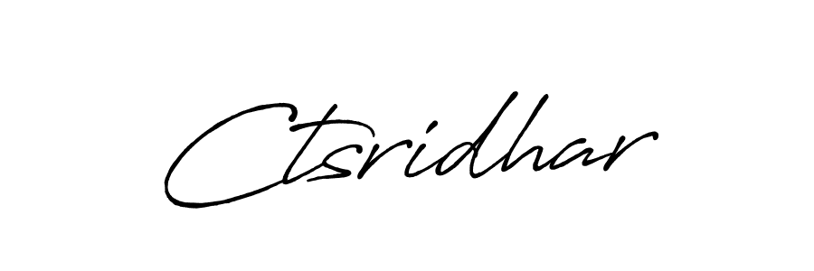 Ctsridhar stylish signature style. Best Handwritten Sign (Antro_Vectra_Bolder) for my name. Handwritten Signature Collection Ideas for my name Ctsridhar. Ctsridhar signature style 7 images and pictures png