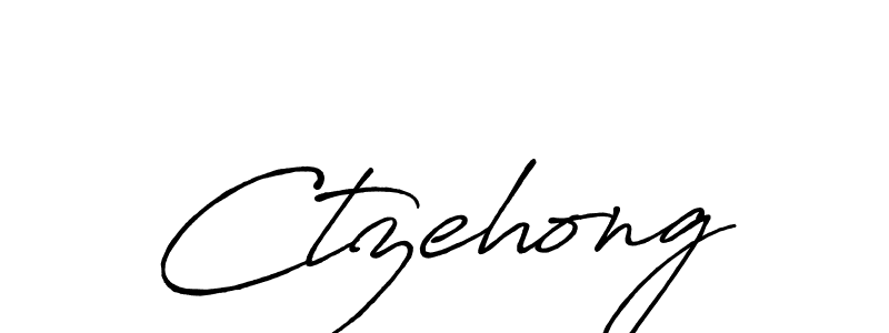 Create a beautiful signature design for name Ctzehong. With this signature (Antro_Vectra_Bolder) fonts, you can make a handwritten signature for free. Ctzehong signature style 7 images and pictures png