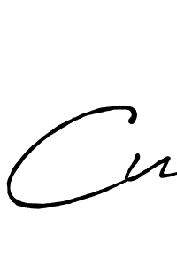 How to Draw Cu signature style? Antro_Vectra_Bolder is a latest design signature styles for name Cu. Cu signature style 7 images and pictures png