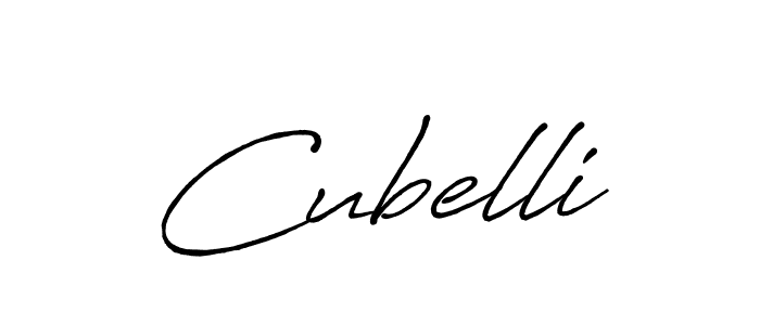 Create a beautiful signature design for name Cubelli. With this signature (Antro_Vectra_Bolder) fonts, you can make a handwritten signature for free. Cubelli signature style 7 images and pictures png