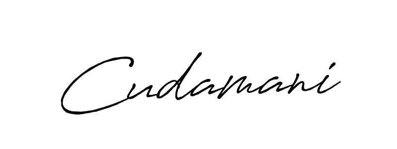 if you are searching for the best signature style for your name Cudamani. so please give up your signature search. here we have designed multiple signature styles  using Antro_Vectra_Bolder. Cudamani signature style 7 images and pictures png