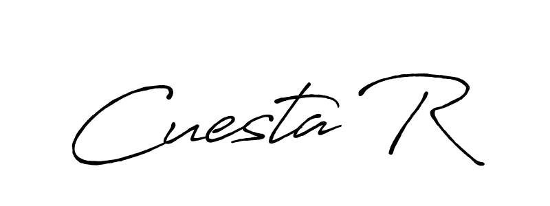 Make a beautiful signature design for name Cuesta R. Use this online signature maker to create a handwritten signature for free. Cuesta R signature style 7 images and pictures png