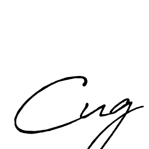 Design your own signature with our free online signature maker. With this signature software, you can create a handwritten (Antro_Vectra_Bolder) signature for name Cug. Cug signature style 7 images and pictures png