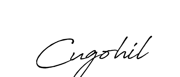 Also we have Cugohil name is the best signature style. Create professional handwritten signature collection using Antro_Vectra_Bolder autograph style. Cugohil signature style 7 images and pictures png
