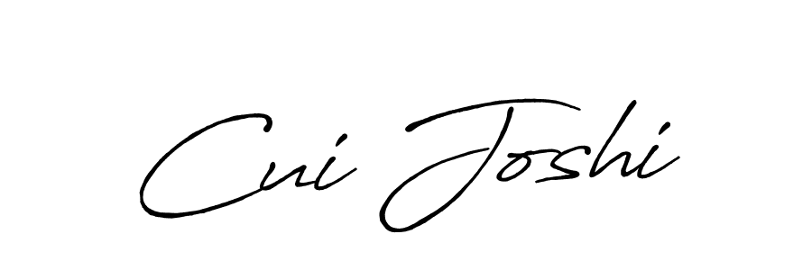 Once you've used our free online signature maker to create your best signature Antro_Vectra_Bolder style, it's time to enjoy all of the benefits that Cui Joshi name signing documents. Cui Joshi signature style 7 images and pictures png