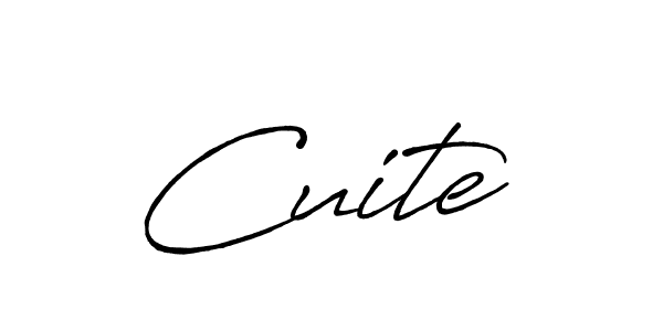 It looks lik you need a new signature style for name Cuite . Design unique handwritten (Antro_Vectra_Bolder) signature with our free signature maker in just a few clicks. Cuite  signature style 7 images and pictures png