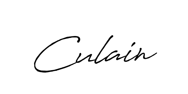 How to make Culain name signature. Use Antro_Vectra_Bolder style for creating short signs online. This is the latest handwritten sign. Culain signature style 7 images and pictures png