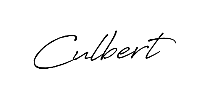 Use a signature maker to create a handwritten signature online. With this signature software, you can design (Antro_Vectra_Bolder) your own signature for name Culbert. Culbert signature style 7 images and pictures png