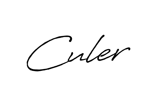 Design your own signature with our free online signature maker. With this signature software, you can create a handwritten (Antro_Vectra_Bolder) signature for name Culer. Culer signature style 7 images and pictures png