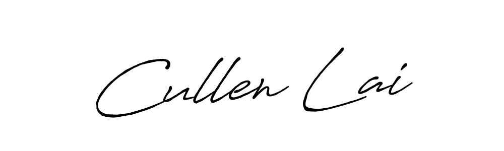 if you are searching for the best signature style for your name Cullen Lai. so please give up your signature search. here we have designed multiple signature styles  using Antro_Vectra_Bolder. Cullen Lai signature style 7 images and pictures png