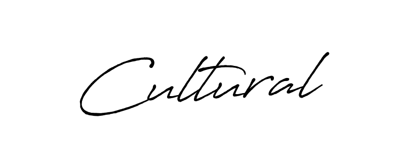 Use a signature maker to create a handwritten signature online. With this signature software, you can design (Antro_Vectra_Bolder) your own signature for name Cultural. Cultural signature style 7 images and pictures png