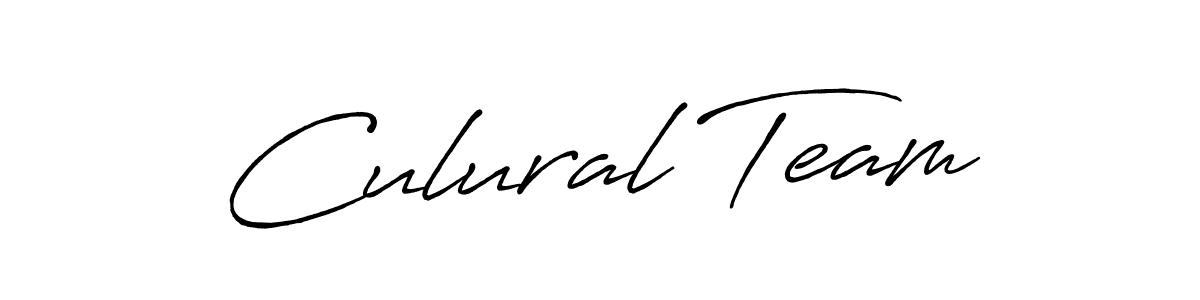 Check out images of Autograph of Culural Team name. Actor Culural Team Signature Style. Antro_Vectra_Bolder is a professional sign style online. Culural Team signature style 7 images and pictures png
