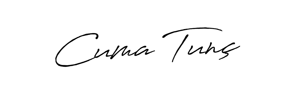 Similarly Antro_Vectra_Bolder is the best handwritten signature design. Signature creator online .You can use it as an online autograph creator for name Cuma Tunç. Cuma Tunç signature style 7 images and pictures png