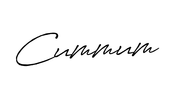 Create a beautiful signature design for name Cummum. With this signature (Antro_Vectra_Bolder) fonts, you can make a handwritten signature for free. Cummum signature style 7 images and pictures png