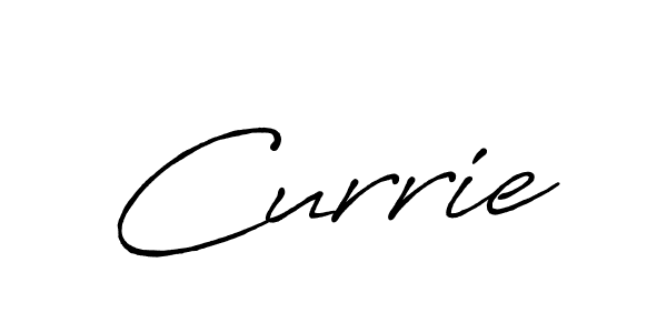 Make a beautiful signature design for name Currie. With this signature (Antro_Vectra_Bolder) style, you can create a handwritten signature for free. Currie signature style 7 images and pictures png