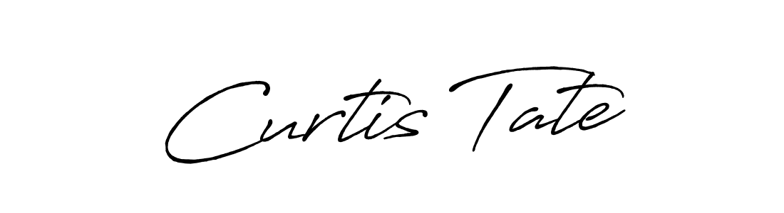 How to make Curtis Tate name signature. Use Antro_Vectra_Bolder style for creating short signs online. This is the latest handwritten sign. Curtis Tate signature style 7 images and pictures png