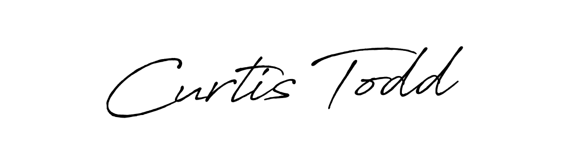 How to make Curtis Todd name signature. Use Antro_Vectra_Bolder style for creating short signs online. This is the latest handwritten sign. Curtis Todd signature style 7 images and pictures png