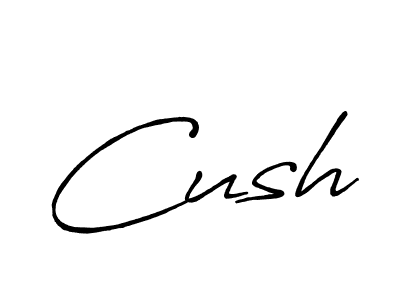 Use a signature maker to create a handwritten signature online. With this signature software, you can design (Antro_Vectra_Bolder) your own signature for name Cush. Cush signature style 7 images and pictures png