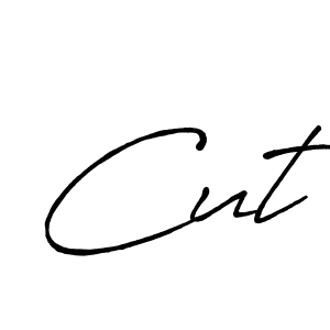 Cut stylish signature style. Best Handwritten Sign (Antro_Vectra_Bolder) for my name. Handwritten Signature Collection Ideas for my name Cut. Cut signature style 7 images and pictures png