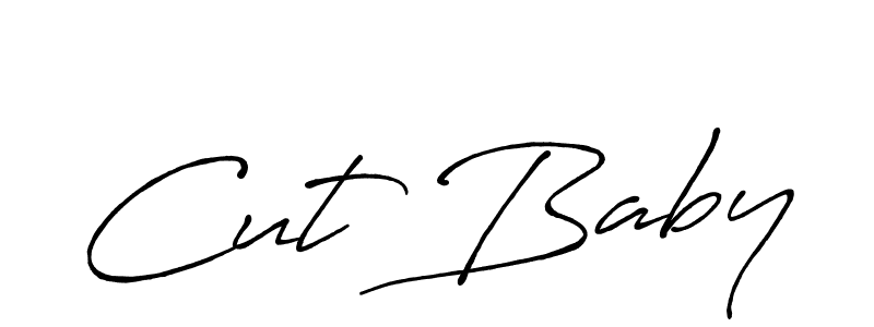 How to make Cut Baby signature? Antro_Vectra_Bolder is a professional autograph style. Create handwritten signature for Cut Baby name. Cut Baby signature style 7 images and pictures png