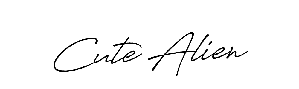 How to make Cute Alien signature? Antro_Vectra_Bolder is a professional autograph style. Create handwritten signature for Cute Alien name. Cute Alien signature style 7 images and pictures png