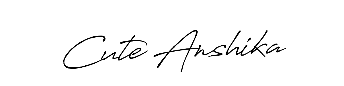 How to Draw Cute Anshika signature style? Antro_Vectra_Bolder is a latest design signature styles for name Cute Anshika. Cute Anshika signature style 7 images and pictures png