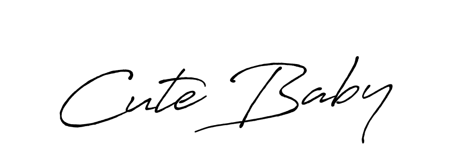 Once you've used our free online signature maker to create your best signature Antro_Vectra_Bolder style, it's time to enjoy all of the benefits that Cute Baby name signing documents. Cute Baby signature style 7 images and pictures png