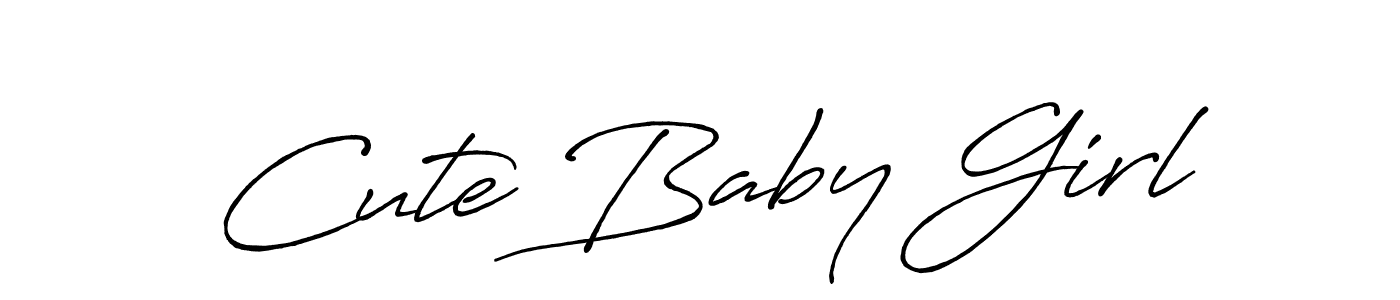 Make a beautiful signature design for name Cute Baby Girl. Use this online signature maker to create a handwritten signature for free. Cute Baby Girl signature style 7 images and pictures png