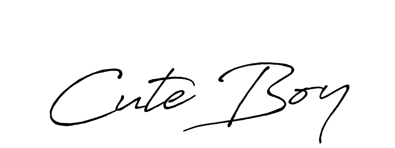 The best way (Antro_Vectra_Bolder) to make a short signature is to pick only two or three words in your name. The name Cute Boy include a total of six letters. For converting this name. Cute Boy signature style 7 images and pictures png