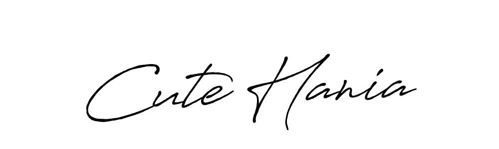 Here are the top 10 professional signature styles for the name Cute Hania. These are the best autograph styles you can use for your name. Cute Hania signature style 7 images and pictures png