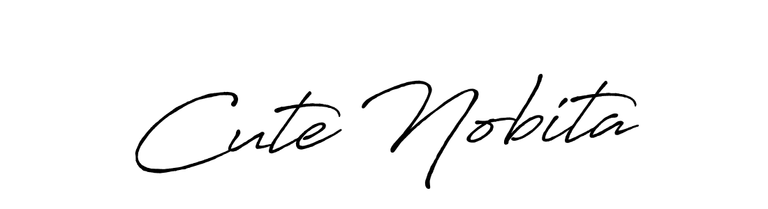 Here are the top 10 professional signature styles for the name Cute Nobita. These are the best autograph styles you can use for your name. Cute Nobita signature style 7 images and pictures png