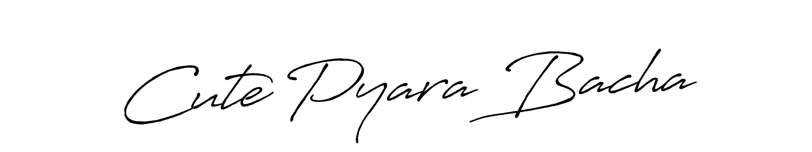 Once you've used our free online signature maker to create your best signature Antro_Vectra_Bolder style, it's time to enjoy all of the benefits that Cute Pyara Bacha name signing documents. Cute Pyara Bacha signature style 7 images and pictures png