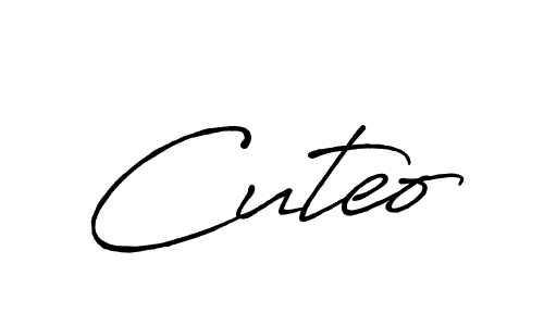 Here are the top 10 professional signature styles for the name Cuteo. These are the best autograph styles you can use for your name. Cuteo signature style 7 images and pictures png