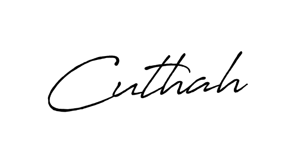 You should practise on your own different ways (Antro_Vectra_Bolder) to write your name (Cuthah) in signature. don't let someone else do it for you. Cuthah signature style 7 images and pictures png