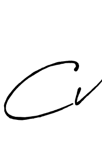 How to Draw Cv signature style? Antro_Vectra_Bolder is a latest design signature styles for name Cv. Cv signature style 7 images and pictures png
