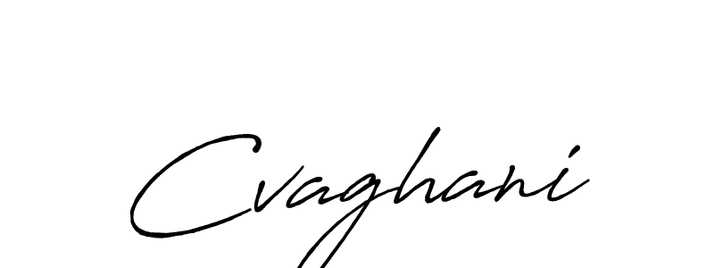 Use a signature maker to create a handwritten signature online. With this signature software, you can design (Antro_Vectra_Bolder) your own signature for name Cvaghani. Cvaghani signature style 7 images and pictures png