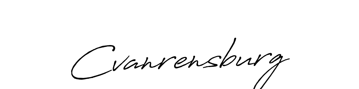 How to make Cvanrensburg signature? Antro_Vectra_Bolder is a professional autograph style. Create handwritten signature for Cvanrensburg name. Cvanrensburg signature style 7 images and pictures png