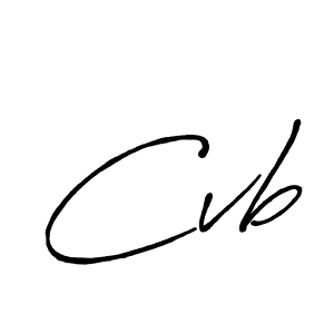 Make a beautiful signature design for name Cvb. With this signature (Antro_Vectra_Bolder) style, you can create a handwritten signature for free. Cvb signature style 7 images and pictures png