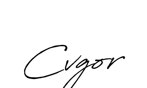 How to make Cvgor signature? Antro_Vectra_Bolder is a professional autograph style. Create handwritten signature for Cvgor name. Cvgor signature style 7 images and pictures png