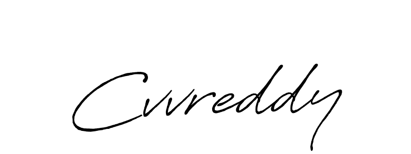 How to make Cvvreddy name signature. Use Antro_Vectra_Bolder style for creating short signs online. This is the latest handwritten sign. Cvvreddy signature style 7 images and pictures png
